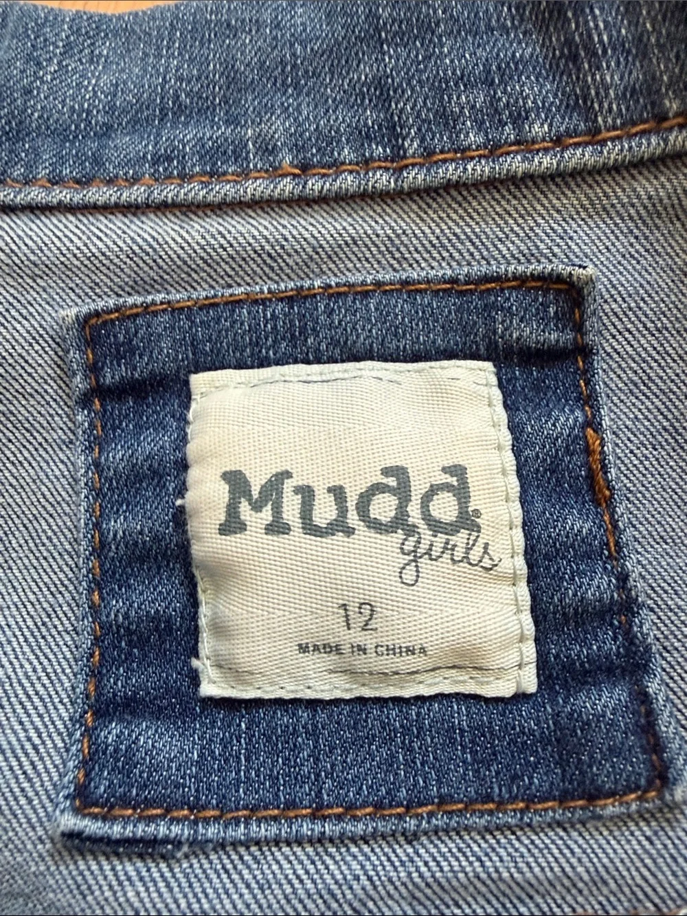 Mudd Girls' Medium Blue Denim Jacket